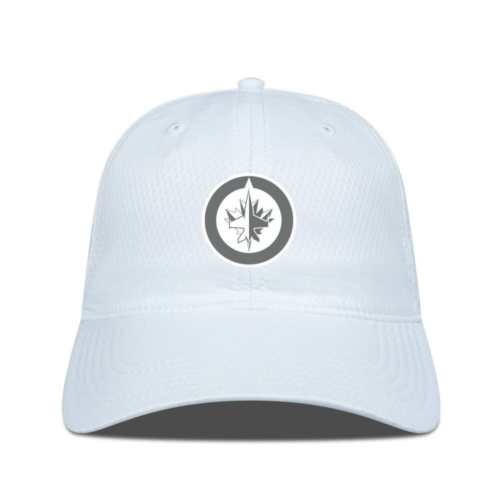 Winnipeg Jets Levelwear Matrix Slate & Snow Unstructured Adjustable Hat - White | US 203539088