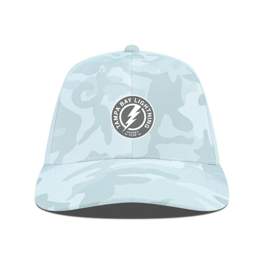 Tampa Bay Lightning Levelwear Clash Slate & Snow Meshback Flex Hat - Camo | US 203539108