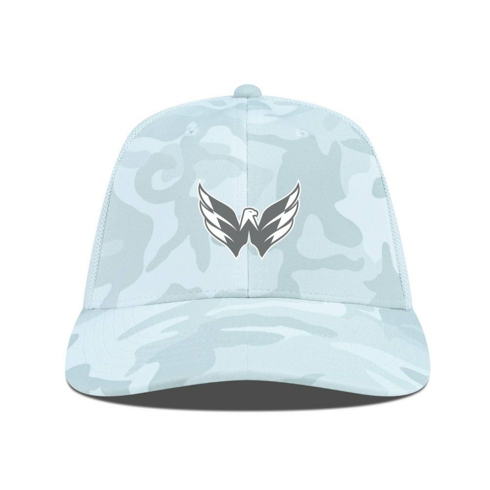Washington Capitals Levelwear Clash Slate & Snow Meshback Flex Hat - Camo | US 203539114