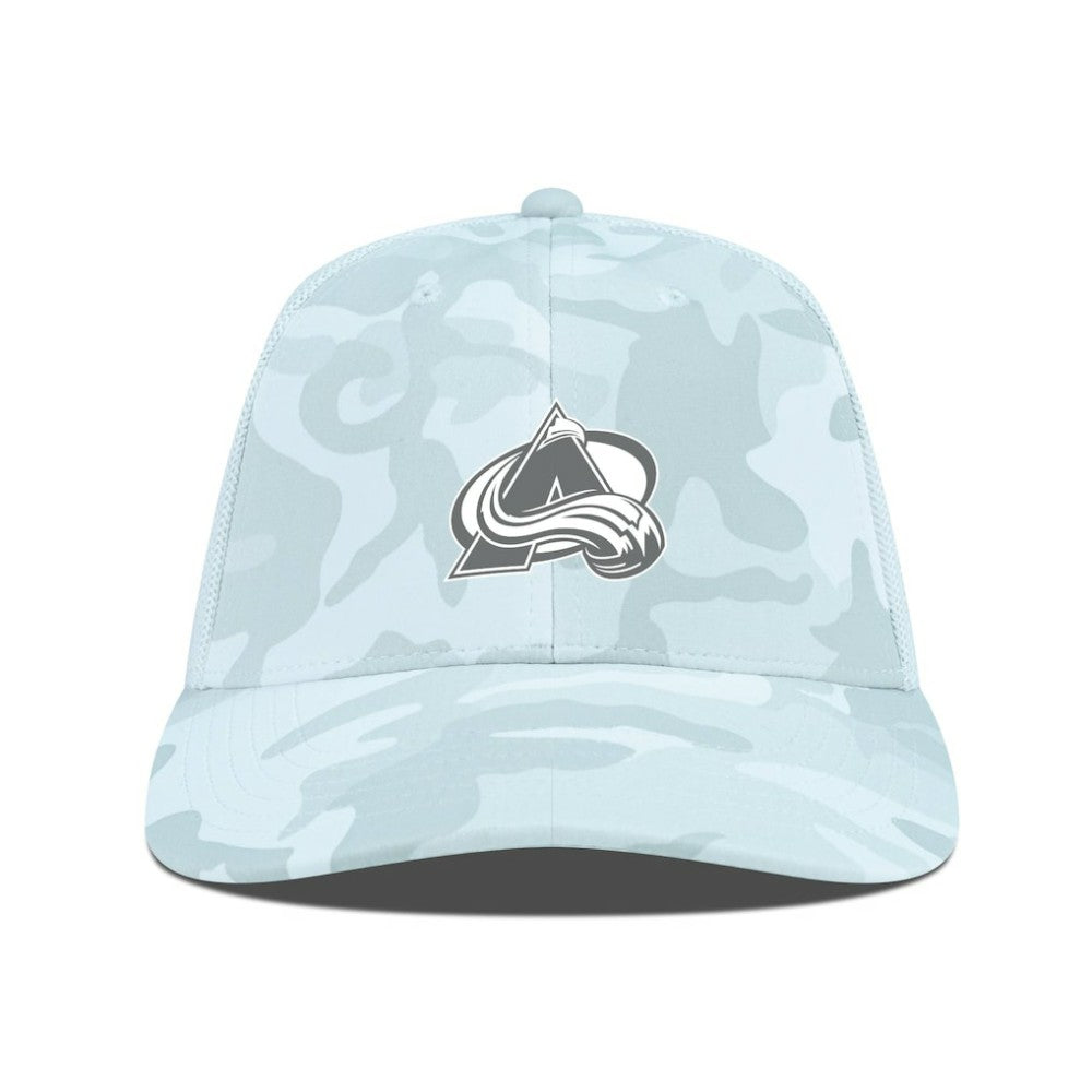 Colorado Avalanche Levelwear Clash Slate & Snow Meshback Flex Hat - Camo | US 203539115