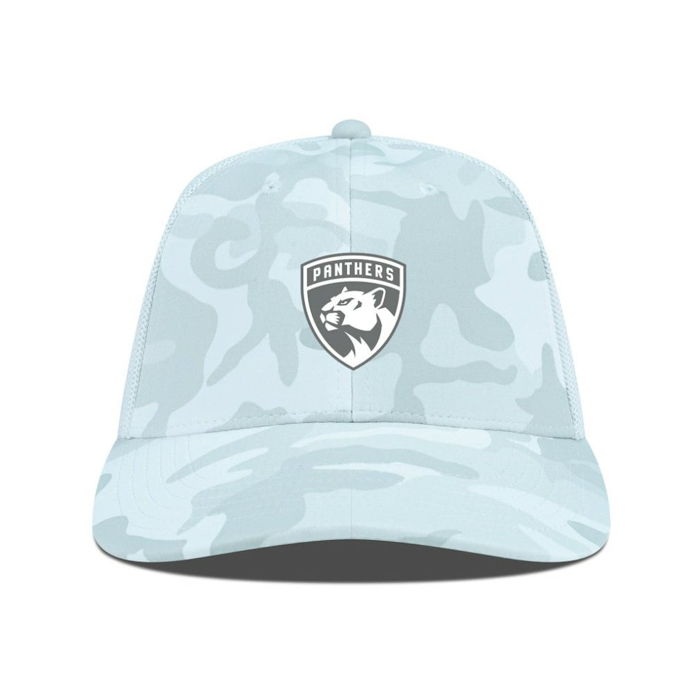 Florida Panthers Levelwear Clash Slate & Snow Meshback Flex Hat - Camo | US 203539121