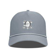 Anaheim Ducks Levelwear Gordon Slate & Snow Rope Adjustable Hat - Gray | US 203539129
