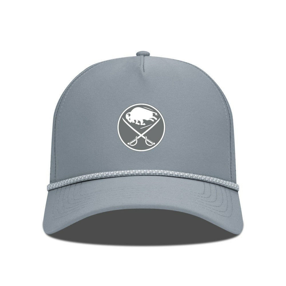 Buffalo Sabres Levelwear Gordon Slate & Snow Rope Adjustable Hat - Gray | US 203539133