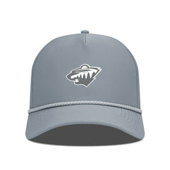 Minnesota Wild Levelwear Gordon Slate & Snow Rope Adjustable Hat - Gray | US 203539135