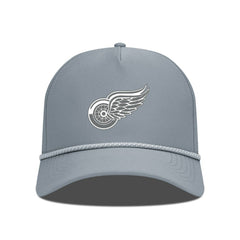 Detroit Red Wings Levelwear Gordon Slate & Snow Rope Adjustable Hat - Gray | US 203539139