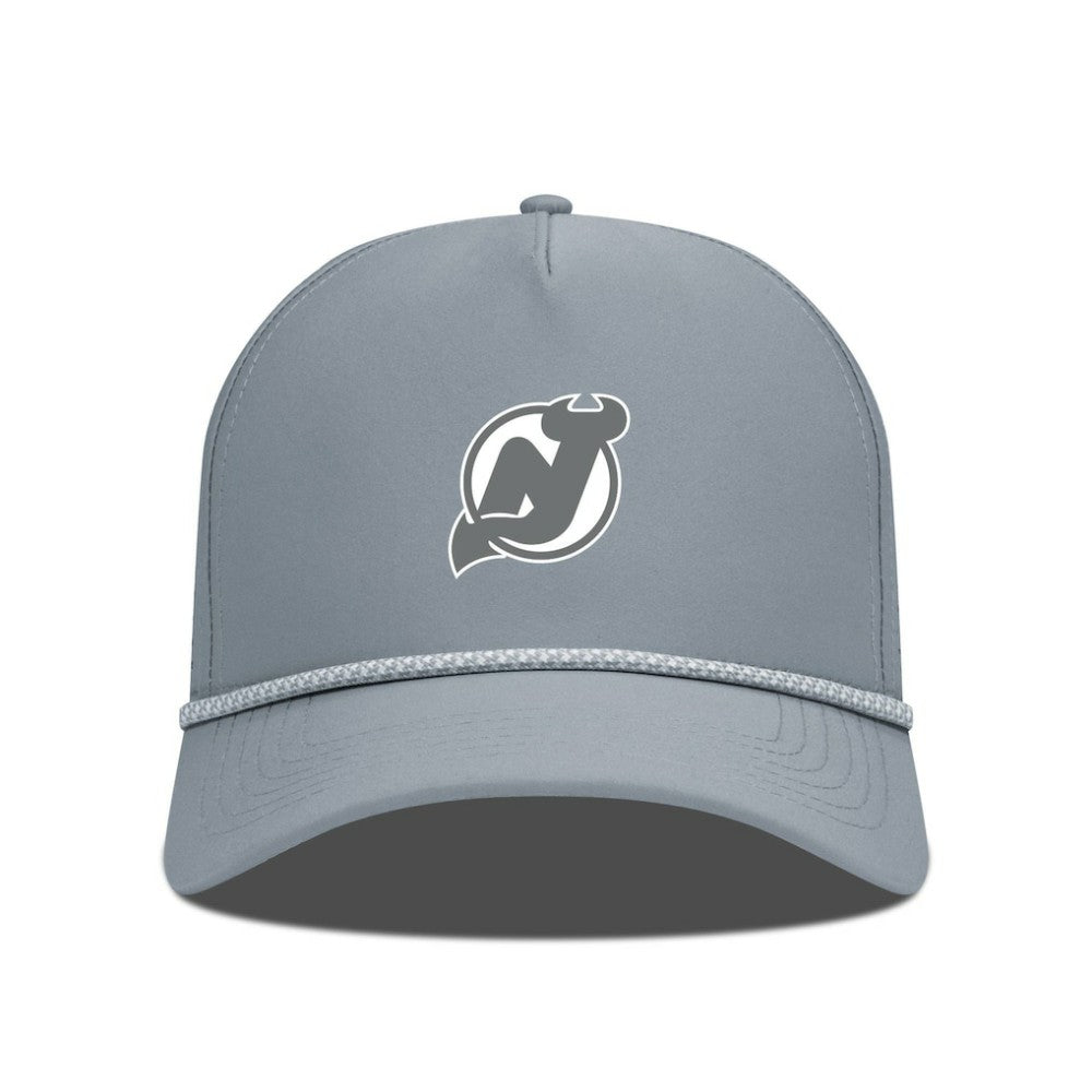 New Jersey Devils Levelwear Gordon Slate & Snow Rope Adjustable Hat - Gray | US 203539140