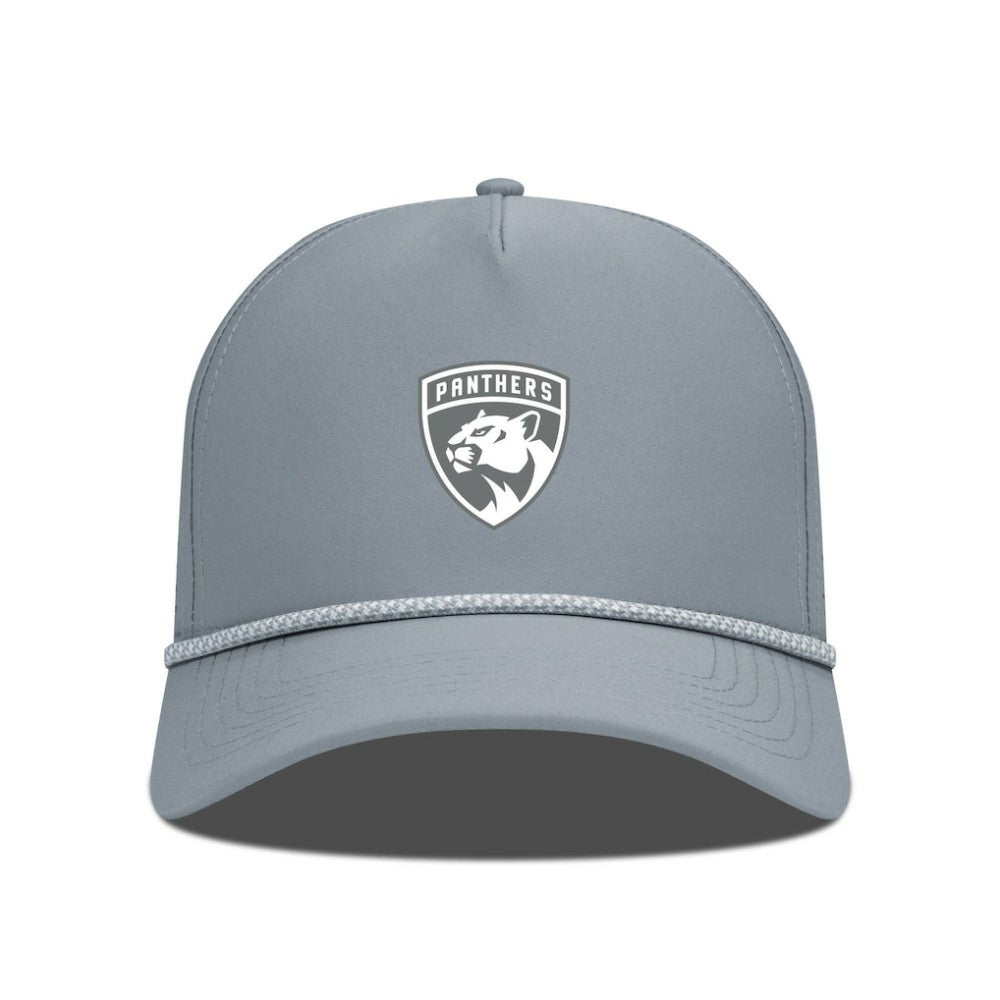 Florida Panthers Levelwear Gordon Slate & Snow Rope Adjustable Hat - Gray | US 203539143