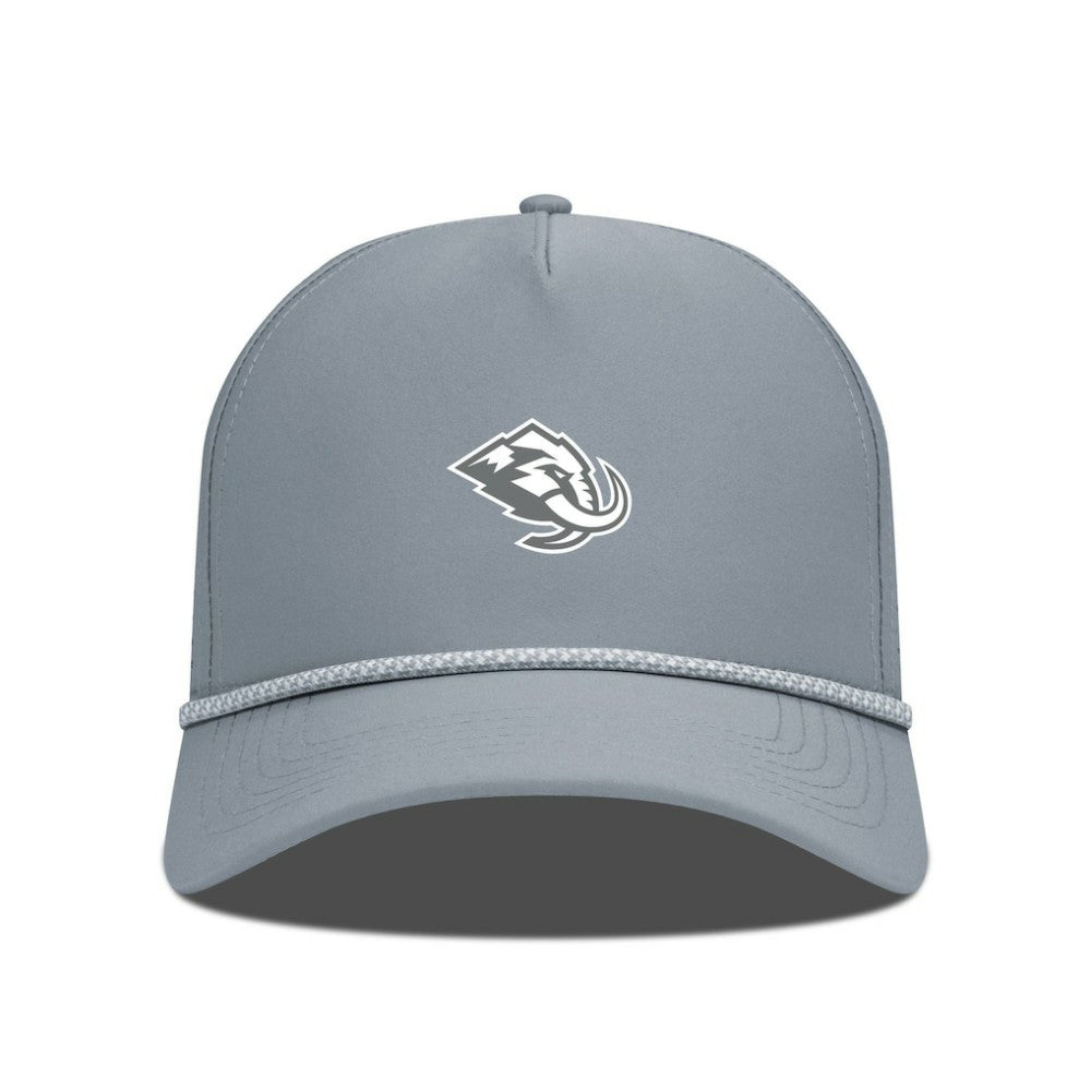 Utah Mammoth Levelwear Gordon Slate & Snow Rope Adjustable Hat - Gray | US 203539147