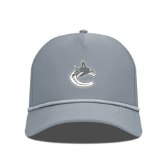 Vancouver Canucks Levelwear Gordon Slate & Snow Rope Adjustable Hat - Gray | US 203539148