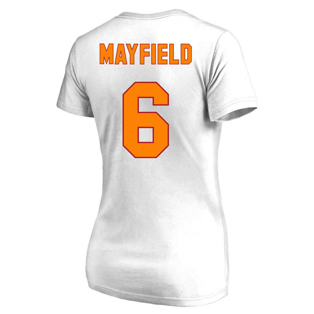 Baker Mayfield Tampa Bay Buccaneers Women's Plus Size Name & Number Scoop Neck T-Shirt - White T-shirts