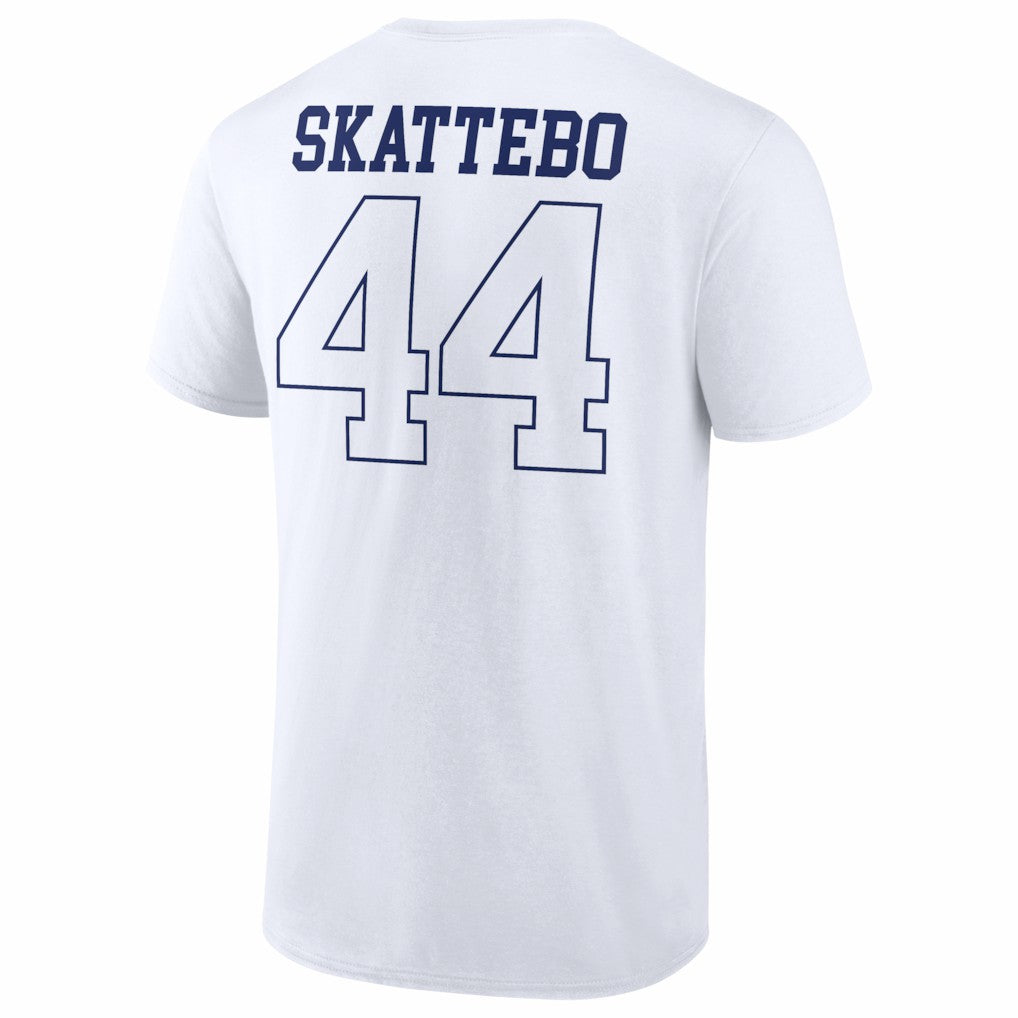 Cam Skattebo New York Giants Tonal Player Name & Number T-Shirt - White T-shirts