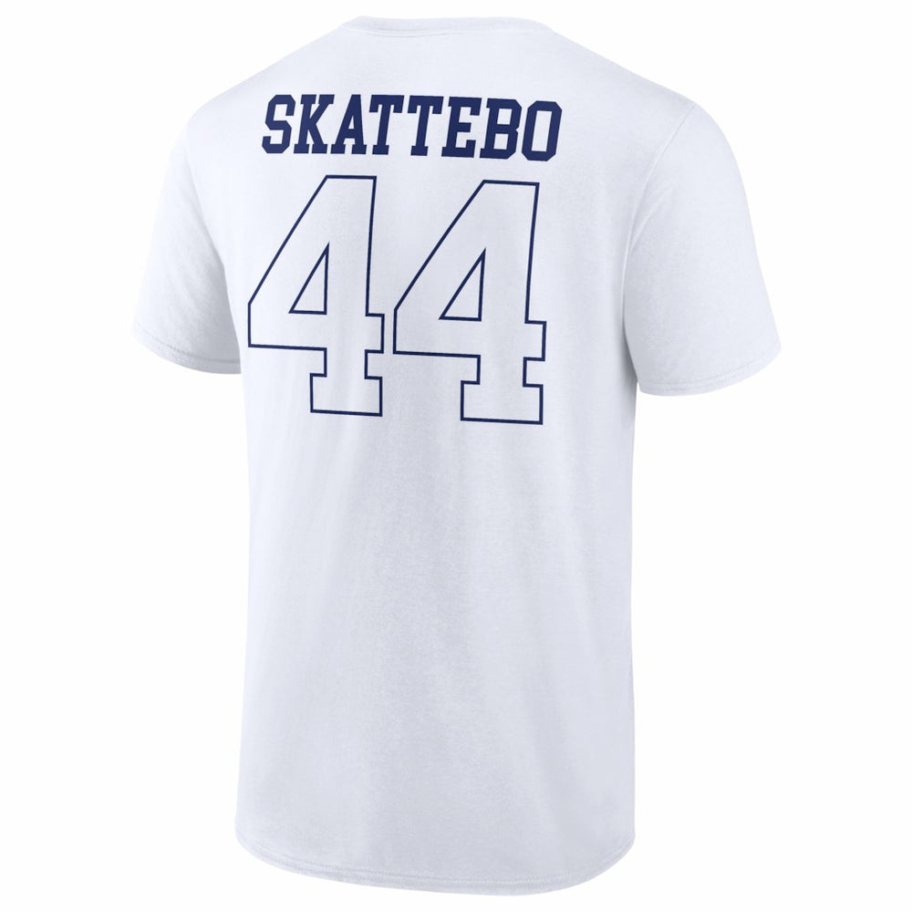 Cam Skattebo New York Giants Tonal Player Name & Number T-Shirt - White T-shirts