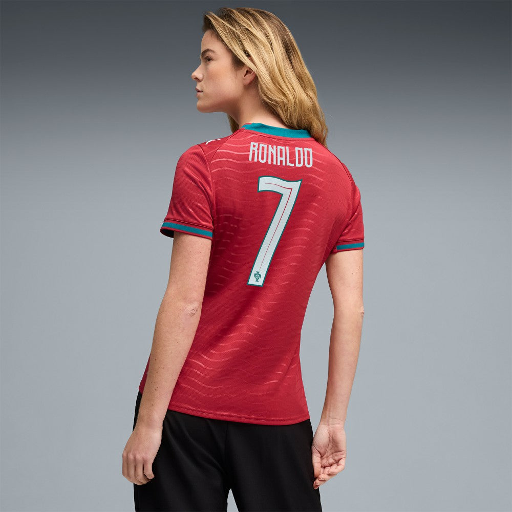 Cristiano Ronaldo Portugal National Team Women's 2026 Home Replica Jersey Red - Puma discount
