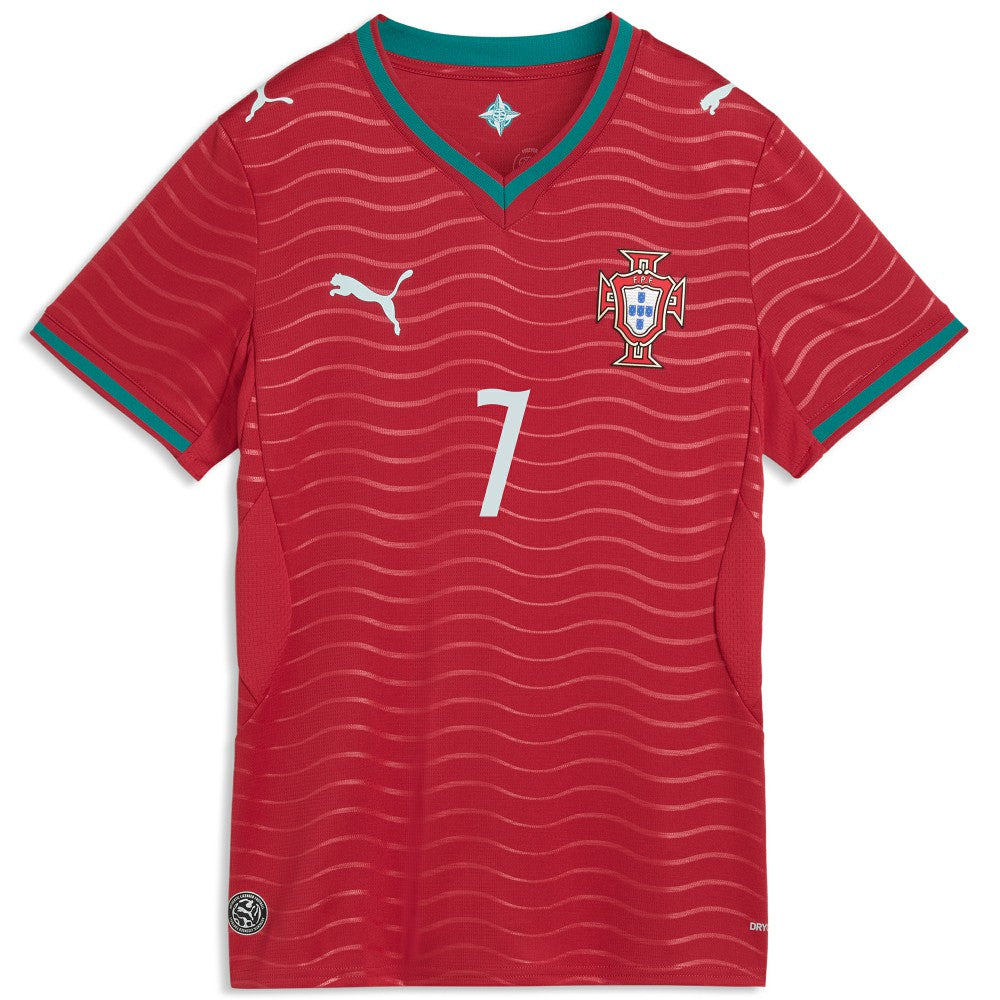 Cristiano Ronaldo Portugal National Team Women's 2026 Home Replica Jersey Red - Puma discount