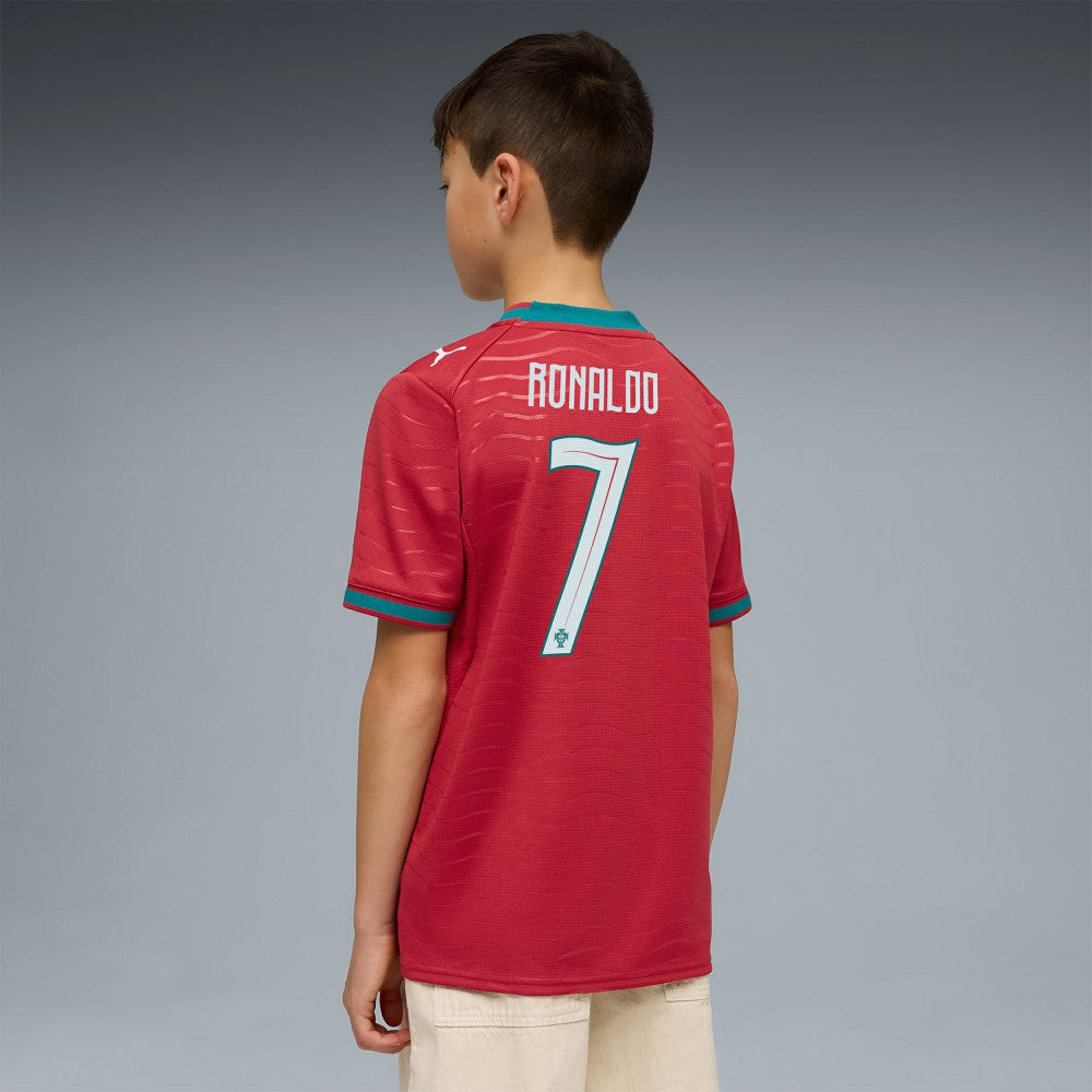 Cristiano Ronaldo Portugal National Team Youth 2026 Home Replica Jersey Red - Puma outlet