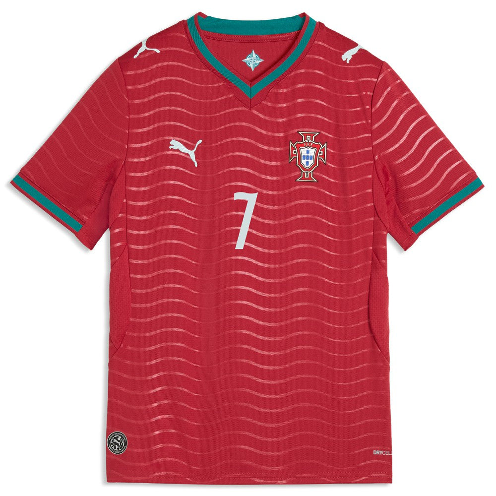 Cristiano Ronaldo Portugal National Team Youth 2026 Home Replica Jersey Red - Puma outlet