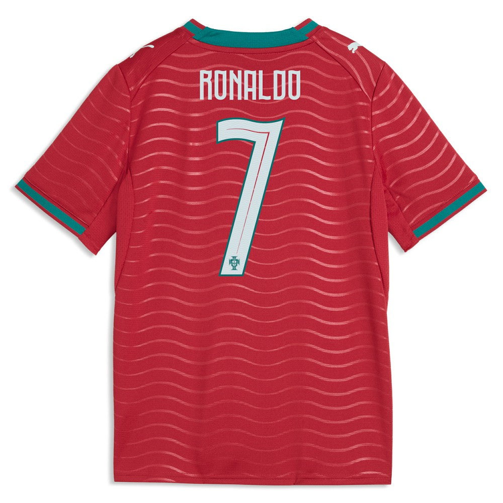 Cristiano Ronaldo Portugal National Team Youth 2026 Home Replica Jersey Red - Puma outlet