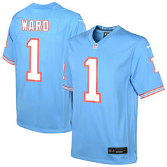 Cameron Ward Tennessee Titans Youth Alternate Game Jersey - Light Blue Jerseys