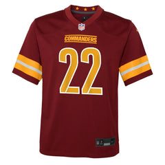 Jacory Croskey-Merritt Washington Commanders Youth Team Game Jersey - Burgundy Jerseys
