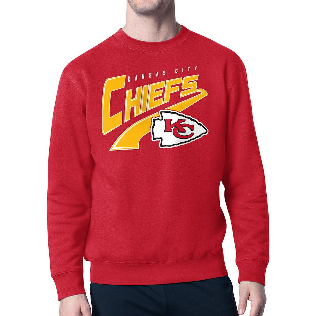 Kansas City Chiefs Starter Modern Tailsweep Fleece Sweatshirt - Red Sweatshirts