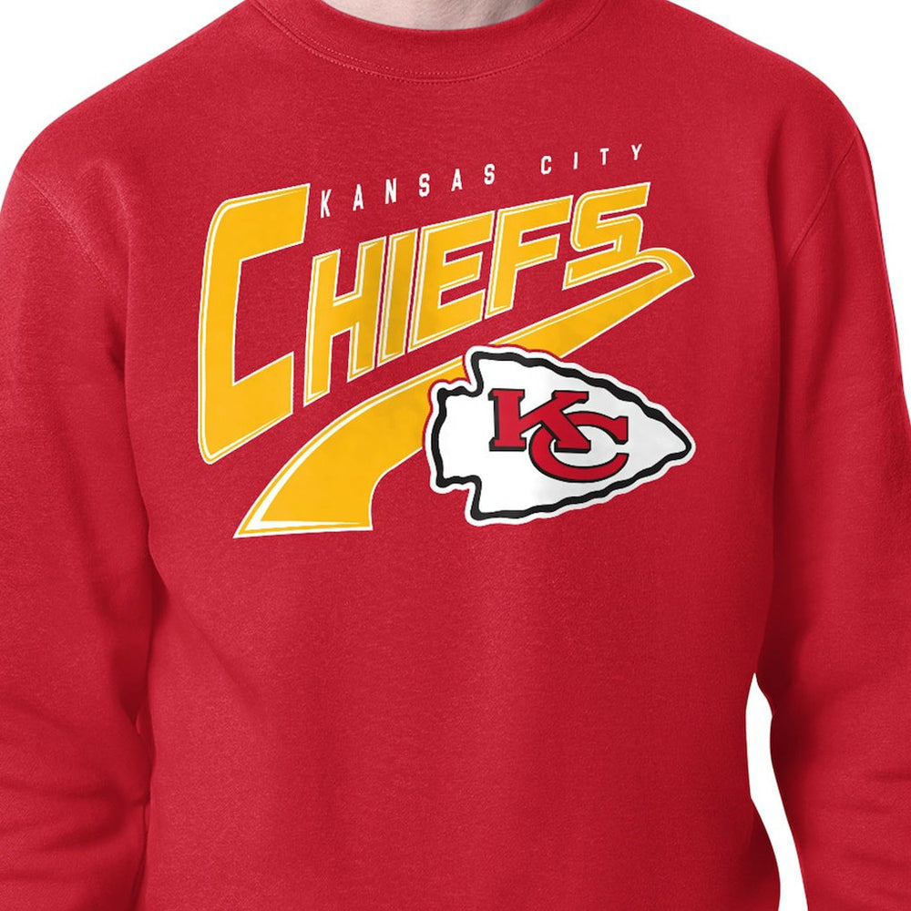 Kansas City Chiefs Starter Modern Tailsweep Fleece Sweatshirt - Red Sweatshirts