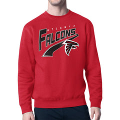 Atlanta Falcons Starter Modern Tailsweep Fleece Sweatshirt - Red Sweatshirts