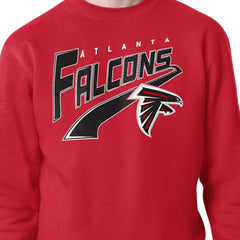 Atlanta Falcons Starter Modern Tailsweep Fleece Sweatshirt - Red Sweatshirts