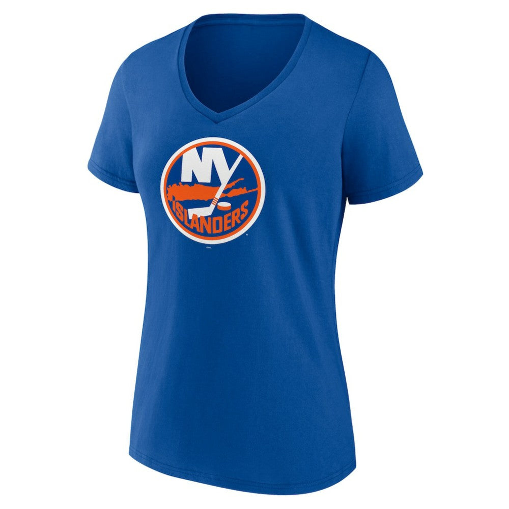 New York Islanders Women's Mother's Day V-Neck T-Shirt - Royal | US 203555653