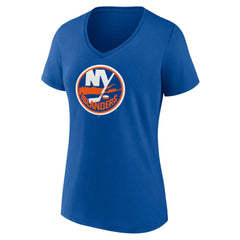 New York Islanders Women's Mother's Day V-Neck T-Shirt - Royal | US 203555653
