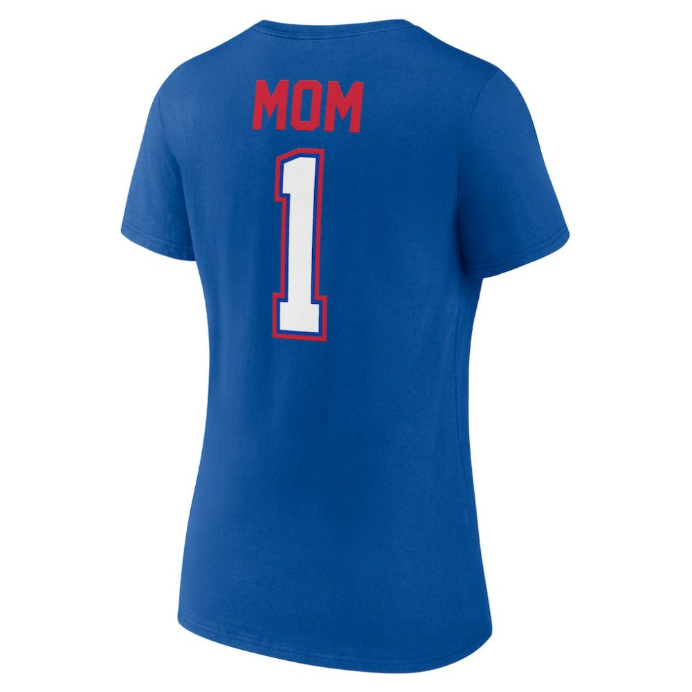 New York Rangers Women's Mother's Day V-Neck T-Shirt - Blue | US 203555661