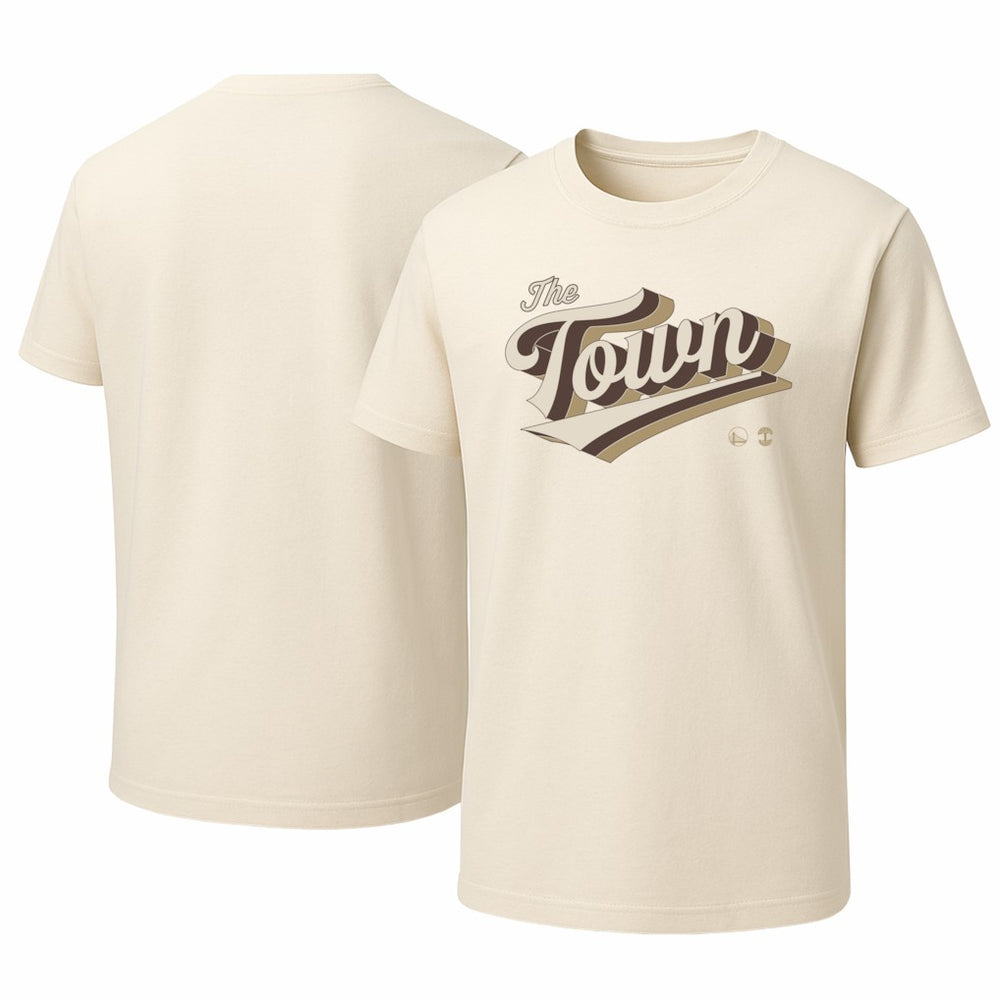 Golden State Warriors Oaklandish Unisex 2025/26 City Edition Vintage Wash T-Shirt Cream