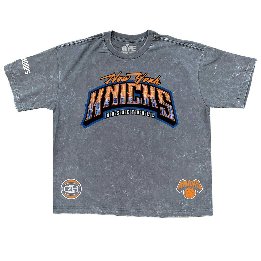 New York Knicks Banner Era Collection Premium T-Shirt Gray - New Era