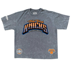 New York Knicks Banner Era Collection Premium T-Shirt Gray - New Era