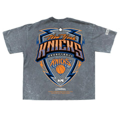New York Knicks Banner Era Collection Premium T-Shirt Gray - New Era