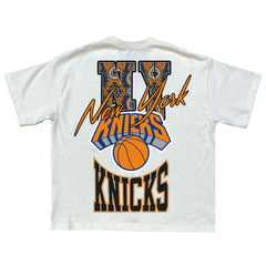 New York Knicks Team City Collection Premium T-Shirt Cream