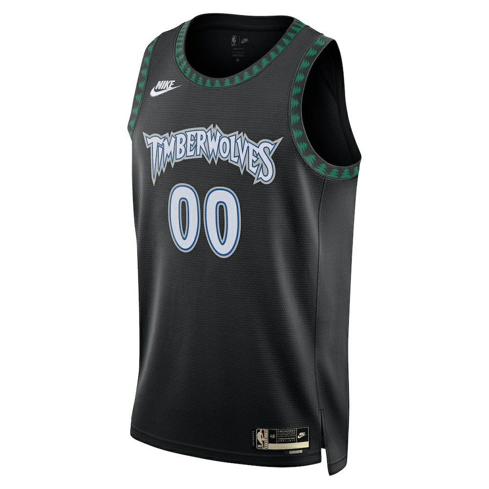 Minnesota Timberwolves Unisex Swingman Custom Jersey Classic Edition Black - Nike
