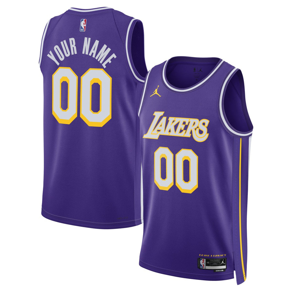 Los Angeles Lakers Jordan Brand Unisex Swingman Custom Jersey Statement Edition Purple outlet
