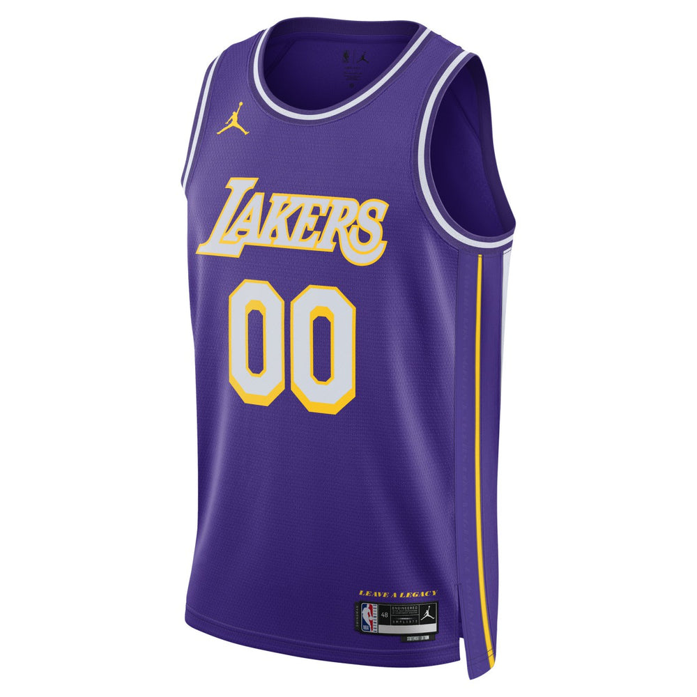 Los Angeles Lakers Jordan Brand Unisex Swingman Custom Jersey Statement Edition Purple outlet