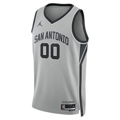 San Antonio Spurs Jordan Brand Unisex Swingman Custom Jersey Statement Edition Silver