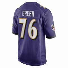 Kenyon Green Baltimore Ravens Team Game Jersey - Purple Jerseys