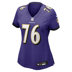 Kenyon Green Baltimore Ravens Women's Team Game Jersey - Purple Jerseys