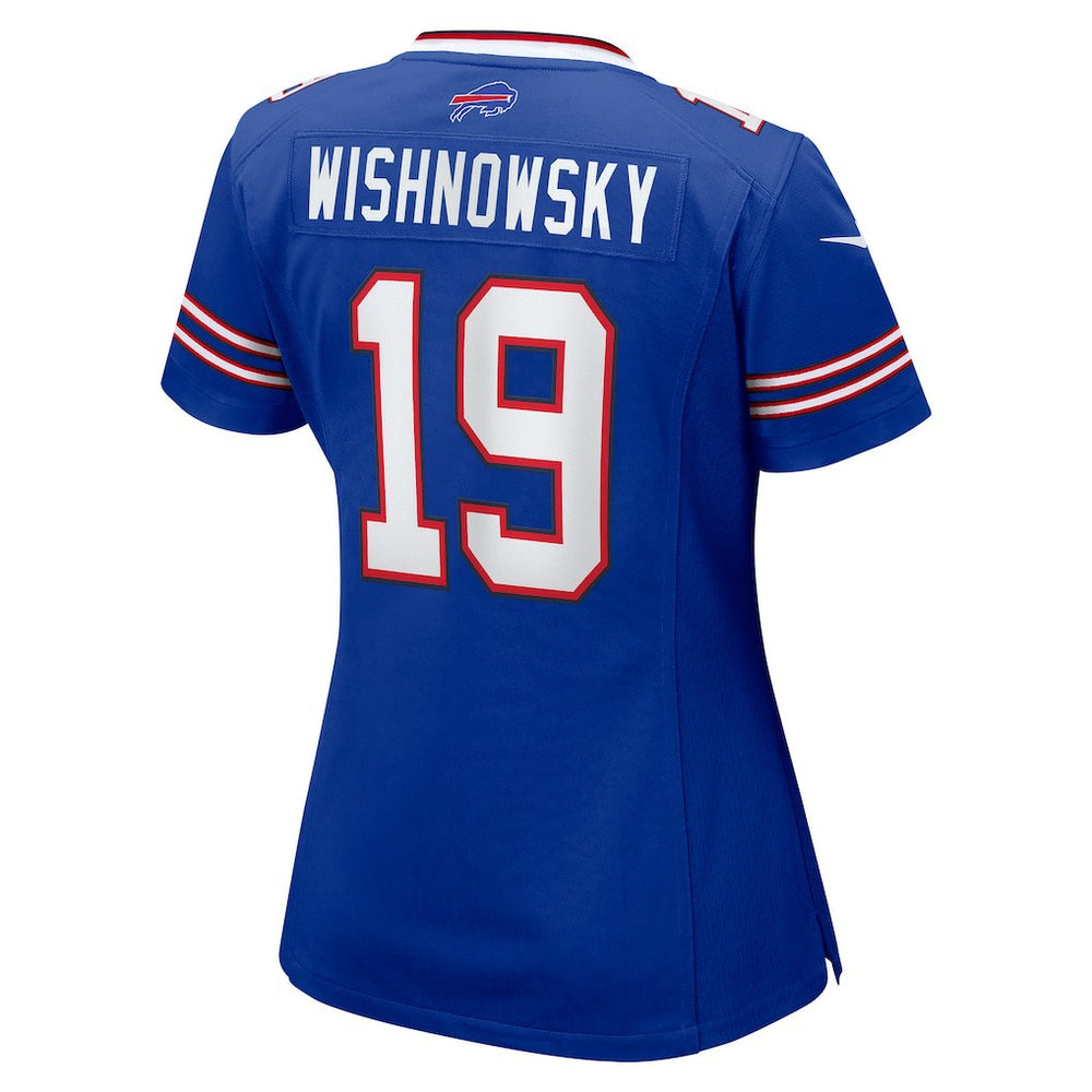 Mitch Wishnowsky Buffalo Bills Women's Team Game Jersey - Royal Jerseys