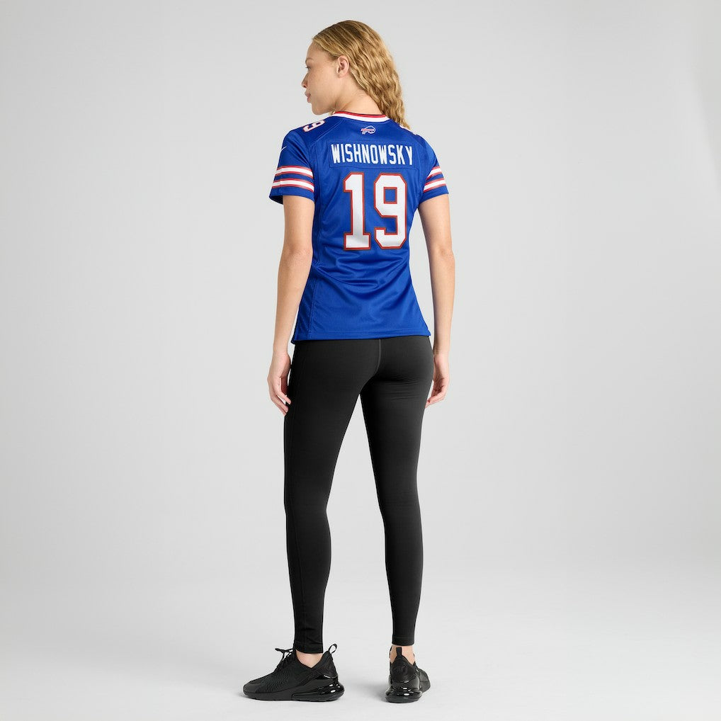 Mitch Wishnowsky Buffalo Bills Women's Team Game Jersey - Royal Jerseys