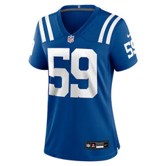 Buddy Johnson Indianapolis Colts Women's Team Game Jersey - Royal Jerseys