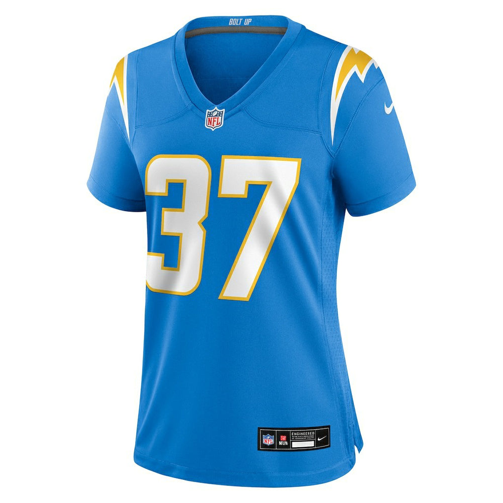 Isas Waxter Los Angeles Chargers Women's Team Game Jersey - Powder Blue Jerseys
