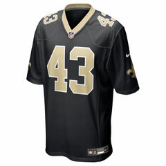 Michael Davis New Orleans Saints Team Game Jersey - Black Jerseys