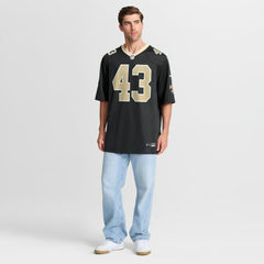 Michael Davis New Orleans Saints Team Game Jersey - Black Jerseys