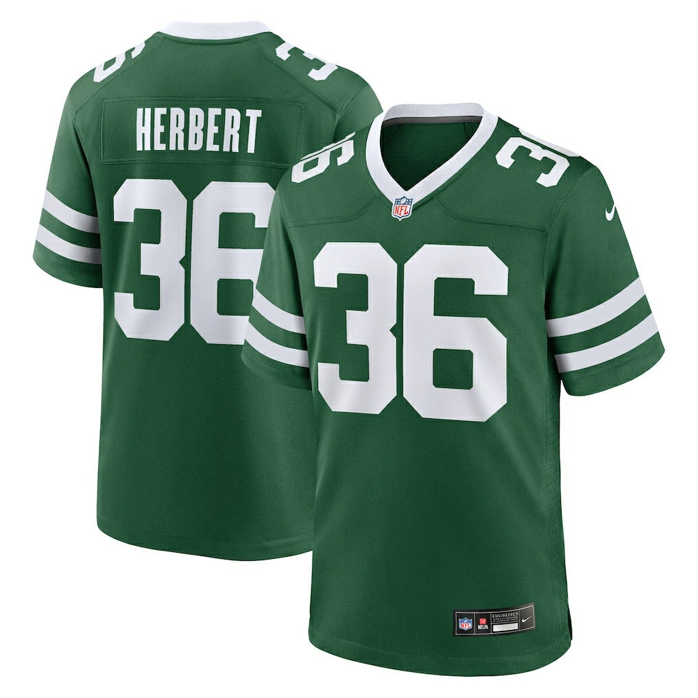 Khalil Herbert New York Jets Team Game Jersey - Legacy Green Jerseys