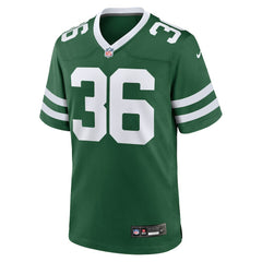 Khalil Herbert New York Jets Team Game Jersey - Legacy Green Jerseys