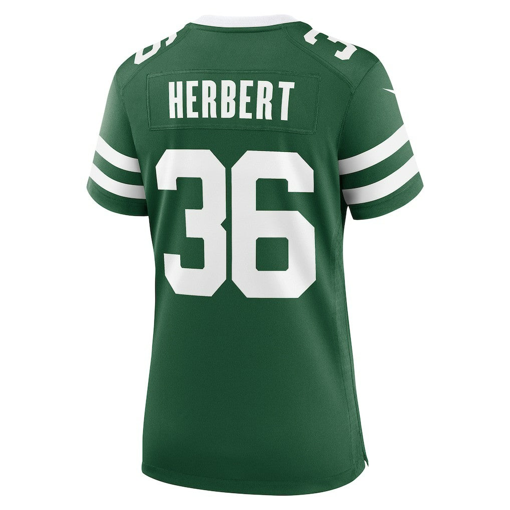 Khalil Herbert New York Jets Women's Team Game Jersey - Legacy Green Jerseys